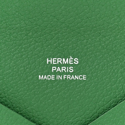 Hermes Evercolor Calvi Card Case Vert Vertigo 6 of 10