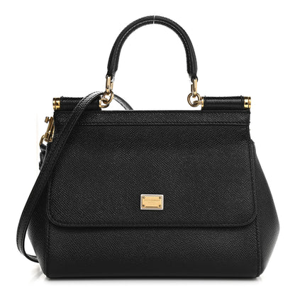 Dolce & Gabbana Dauphine Small Miss Sicily Satchel Black 1 of 11