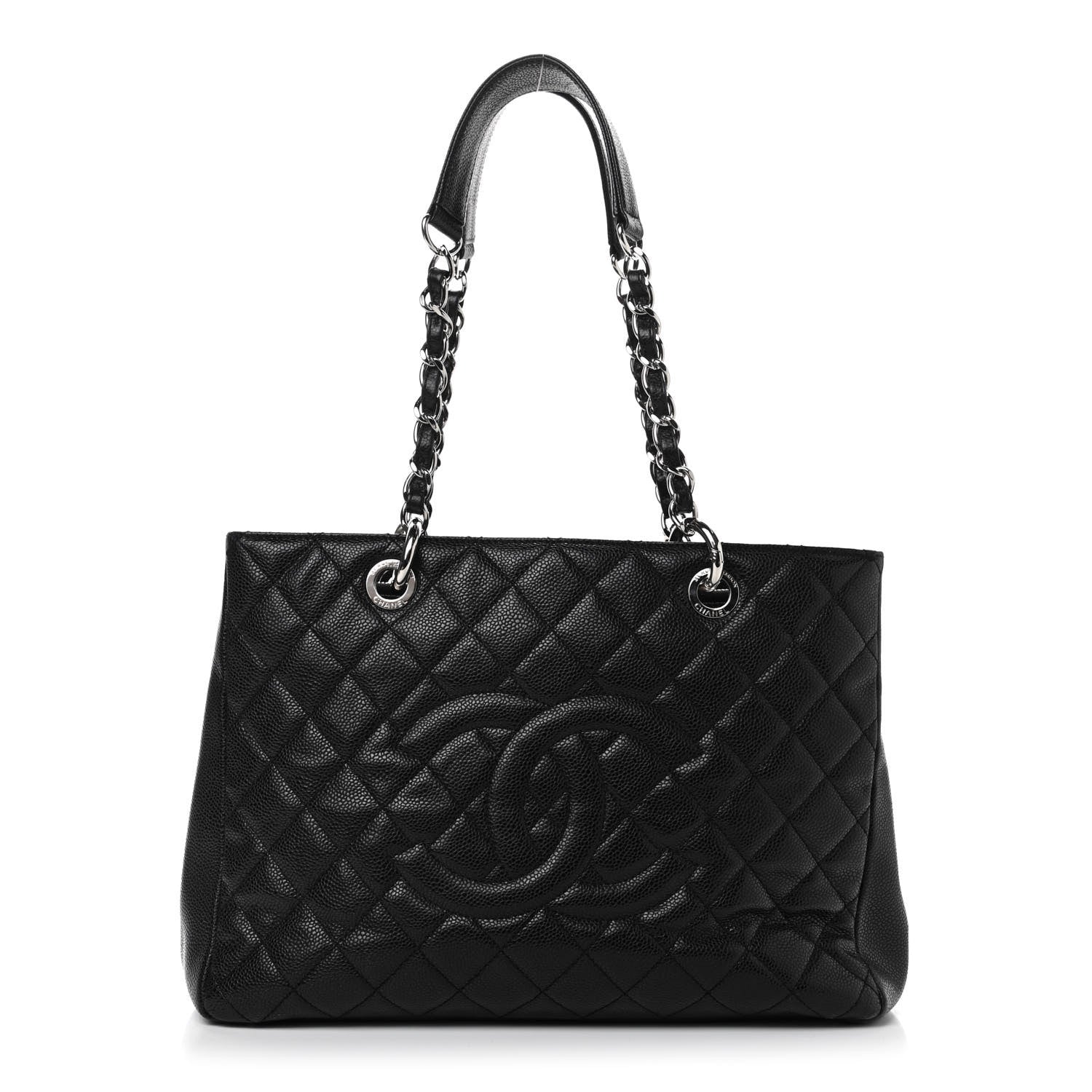 Chanel Caviar Quilted Grand Shopping Tote GST Black 1 of 4