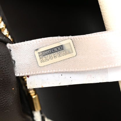 Jimmy Choo Smooth Calfskin Callie Hobo Bag Latte 7 of 12