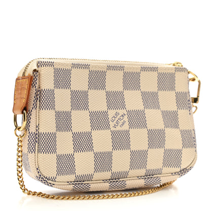 Louis Vuitton Damier Azur Mini Pochette Accessories 3 of 10