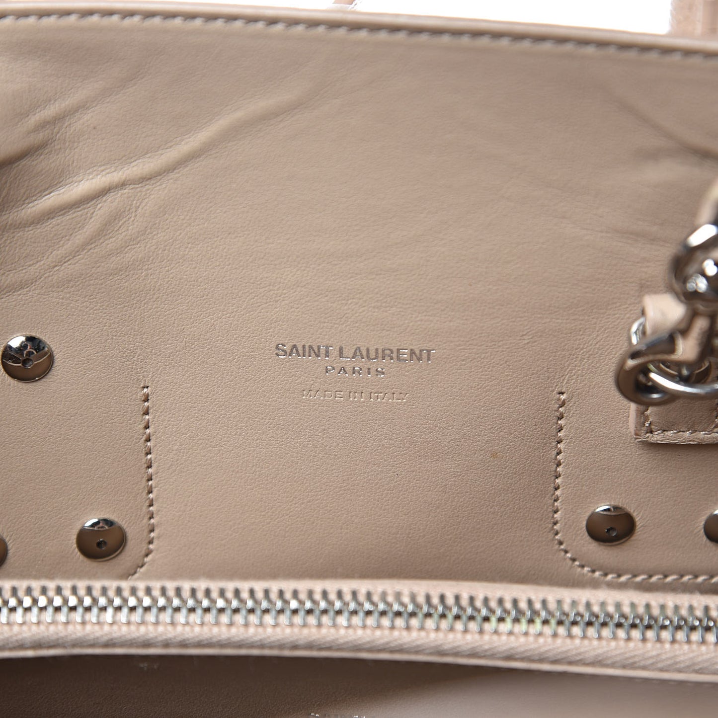 Grained Calfskin Small Sac De Jour Dark Beige