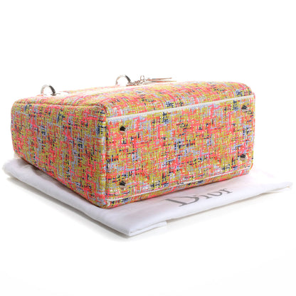 Christian Dior Lambskin Embroidered Medium Lady Dior Multicolor 4 of 7