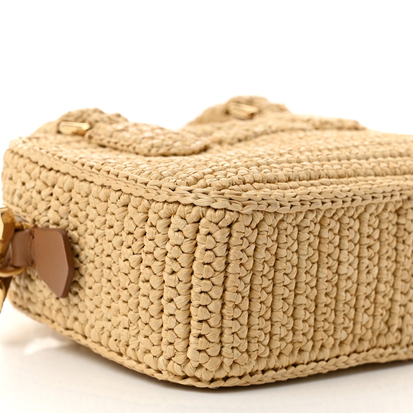 Crochet Calfskin S Narrow Arcadie Natural