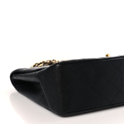 Chanel Caviar Quilted Jumbo Single Flap Black 8 of 11