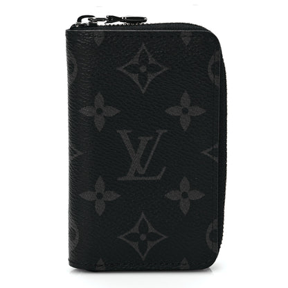 Louis Vuitton Monogram Eclipse Zippy Coin Purse Vertical 1 of 7