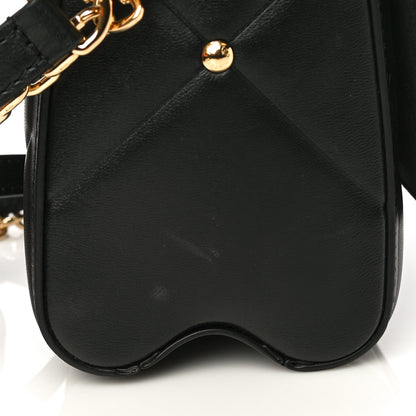Louis Vuitton Lambskin Quilted Twist MM Black 17 of 19