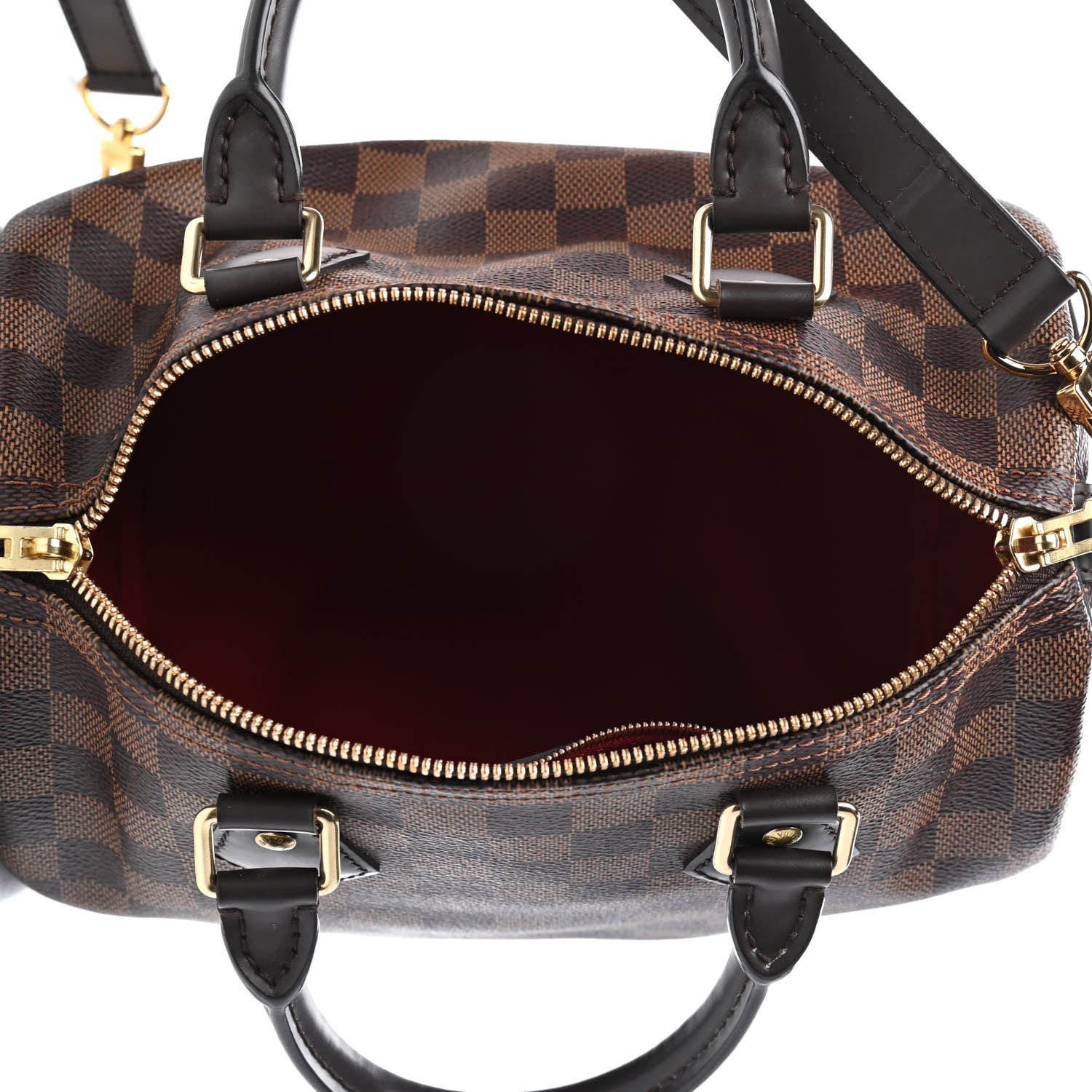 Louis Vuitton Damier Ebene Speedy Bandouliere 25 4 of 4