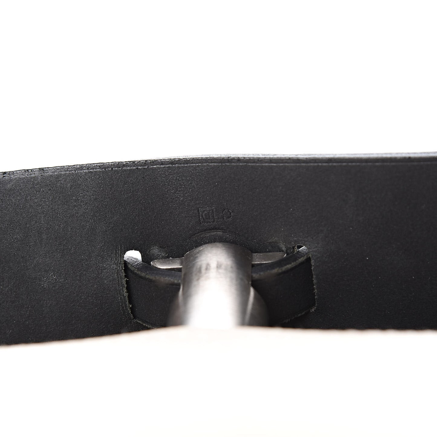 Toile Vache Calfskin Herbag 30 PM Natural Black
