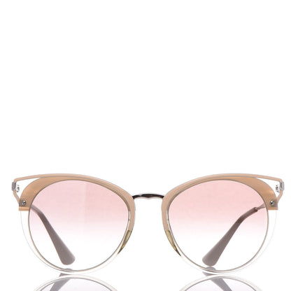 Prada Horn Metal Cinema Sunglasses SPR66T Cocoa 3 of 7