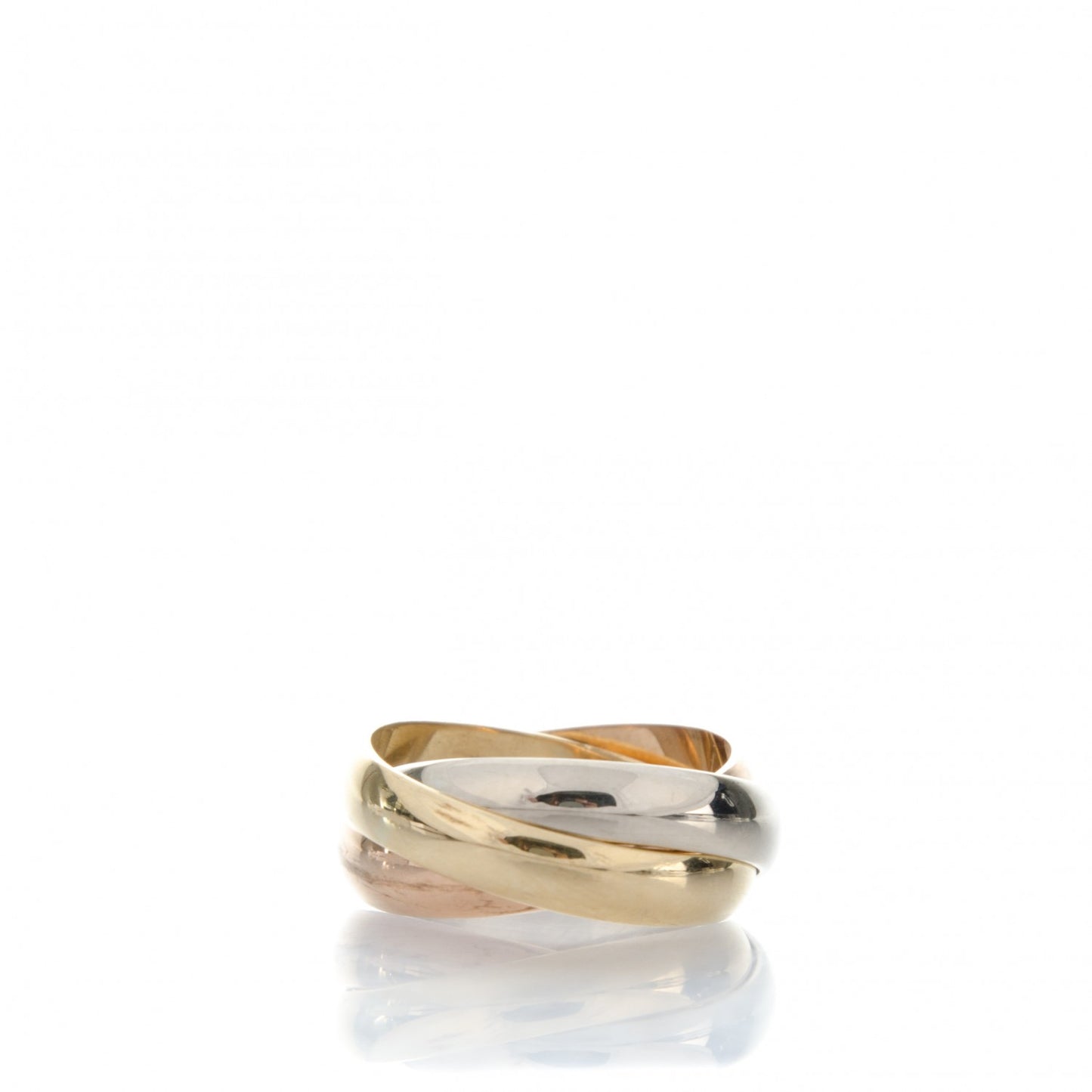 18K Pink Yellow White Gold Les Must De Trinity Ring 47 4