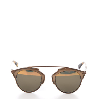 Christian Dior Mirrored So Real Sunglasses Tortoise 2 of 8
