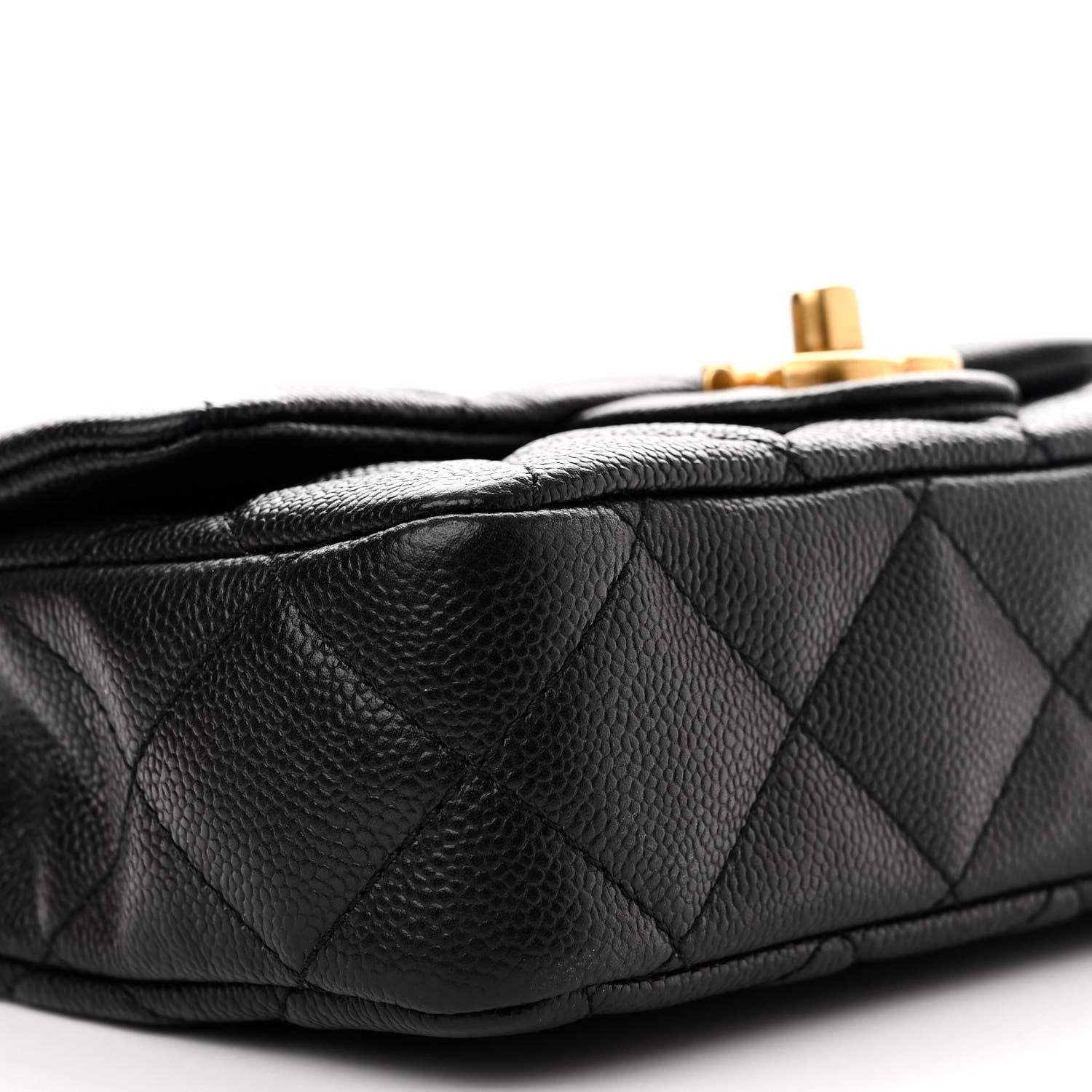 Chanel Caviar Quilted Mini Sweetheart Rectangular Flap Black 9 of 11