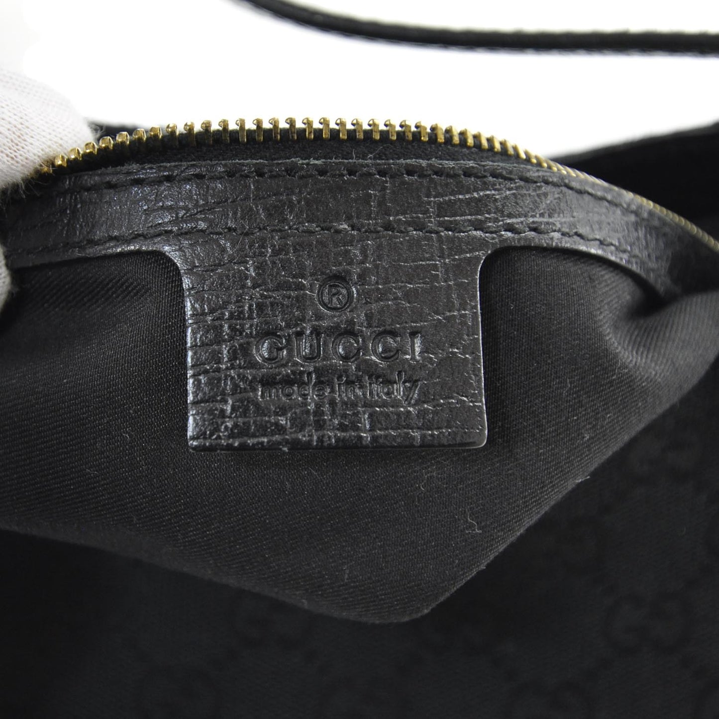 Monogram Web Hasler Hobo Black