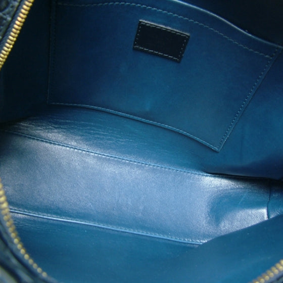 Louis Vuitton Crocodile Ostrich Ayers Monogram Mirage Delft Navy 7 of 10