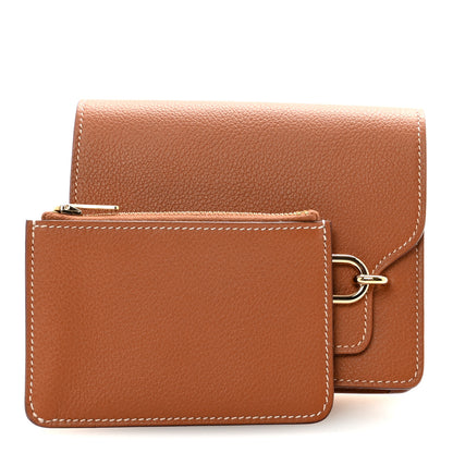 Hermes Evercolor Roulis Slim Wallet Gold 3 of 8