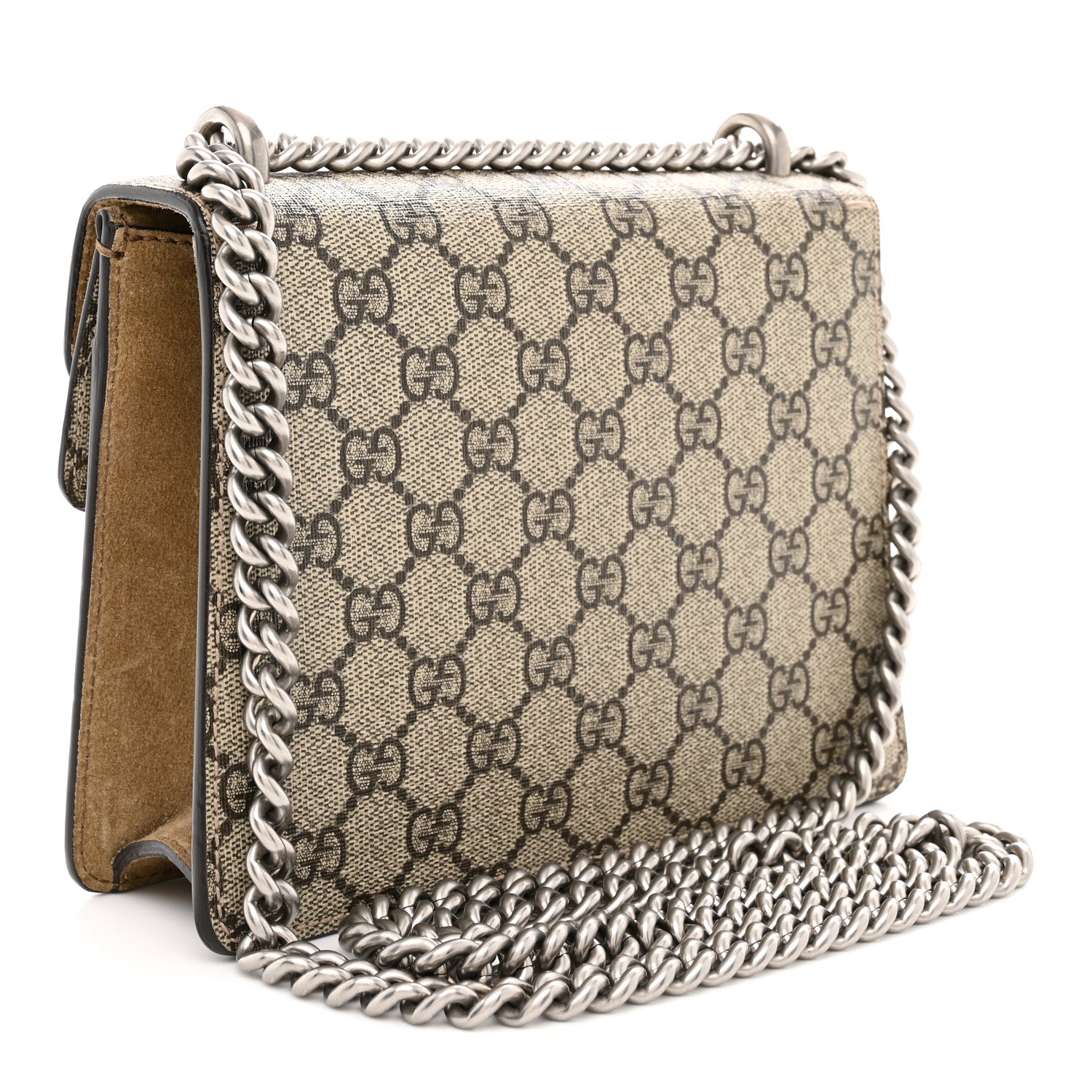 Gucci GG Supreme Monogram Mini Dionysus Shoulder Bag Taupe 3 of 11