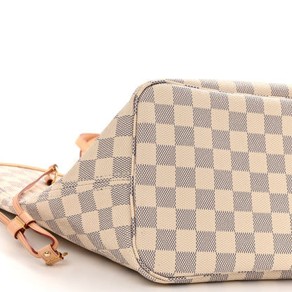 Louis Vuitton Damier Azur Neo Neverfull MM Rose Ballerine 8 of 10