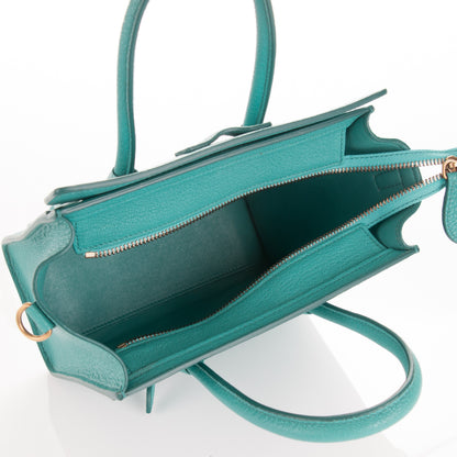Celine Goatskin Nano Luggage Antarctic 5 of 6