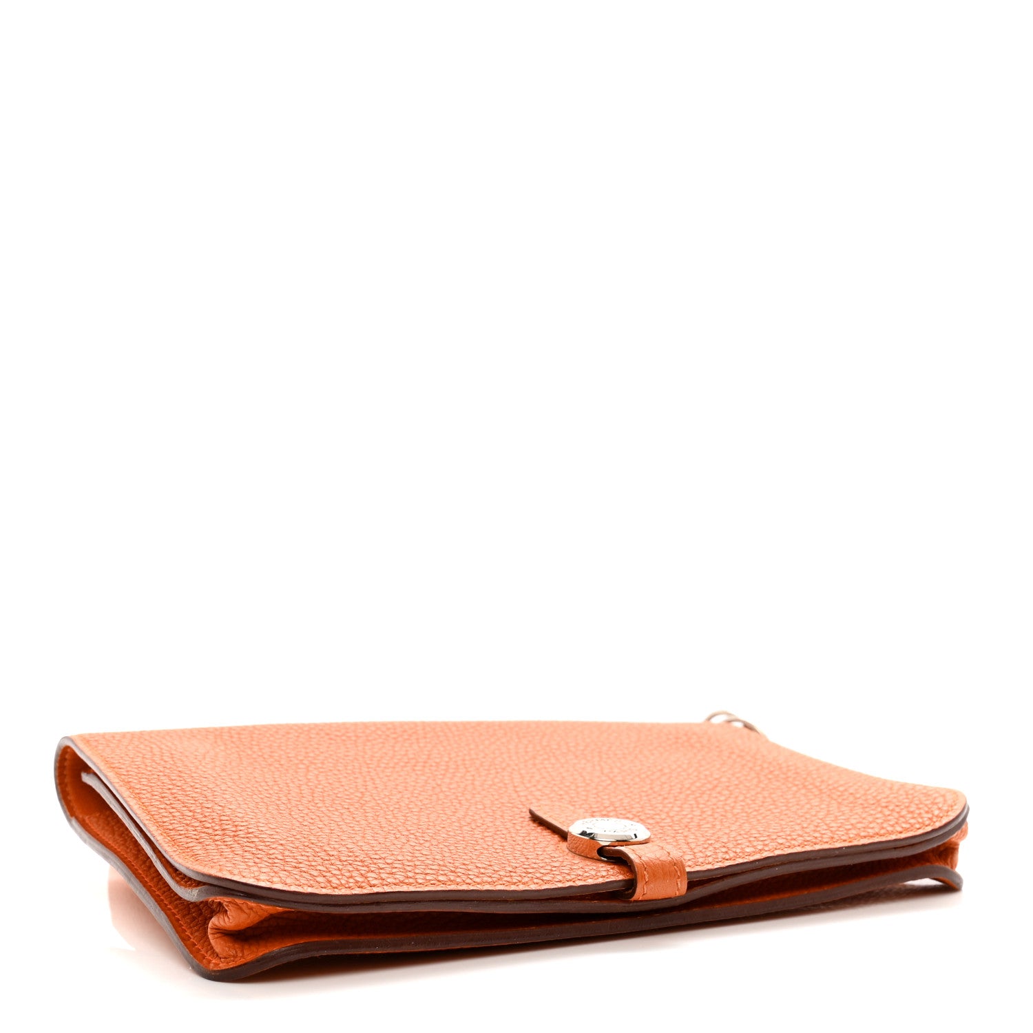 Hermes Togo Dogon Wallet Waist Pouch Orange 4 of 10
