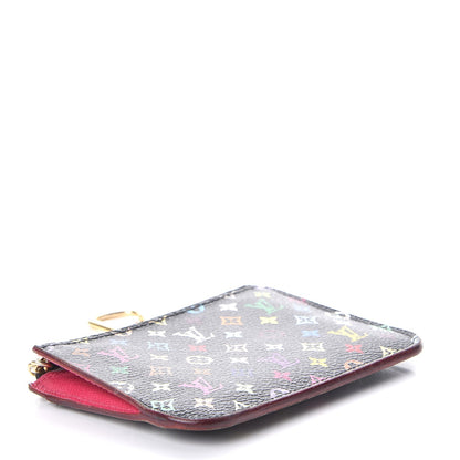 Louis Vuitton Monogram Multicolor Key Pouch Black Grenade 4 of 9