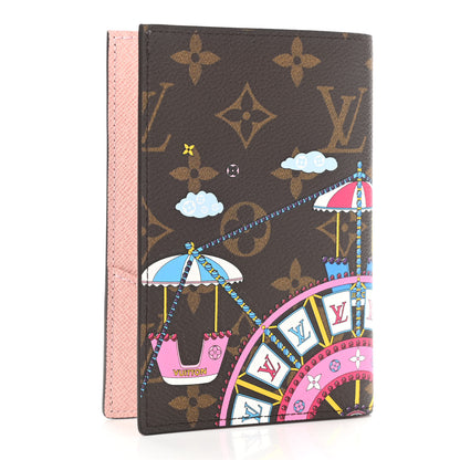 Louis Vuitton Monogram 2020 Christmas Animation Big Wheel Passport Cover Rose Ballerine 3 of 8