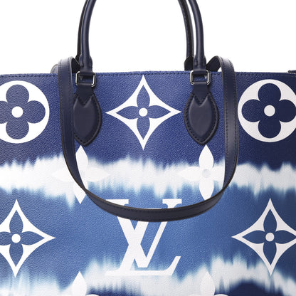 Louis Vuitton Monogram Escale Onthego GM Blue 9 of 11