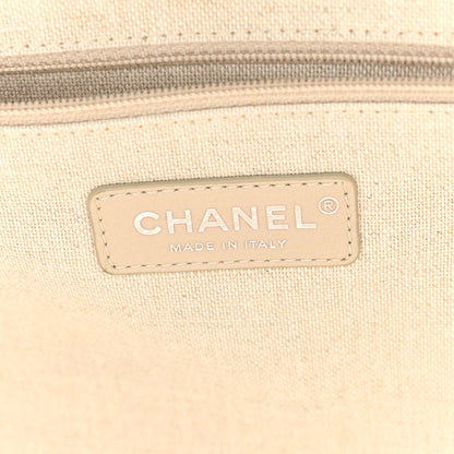 Chanel Mixed Fibers Small Deauville Tote Light Blue 7 of 11