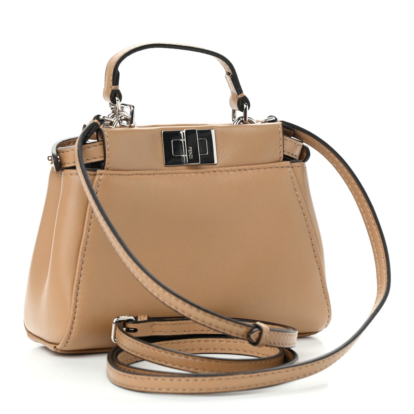 Shiny Nappa Botanical Garden Embroidered Micro Peekaboo Iconic Satchel Cuoio Rosso