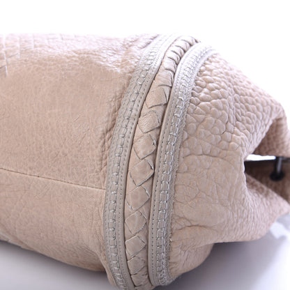 Bottega Veneta Lambskin Intrecciato Punto Mocassino Hobo Cloth 8 of 8
