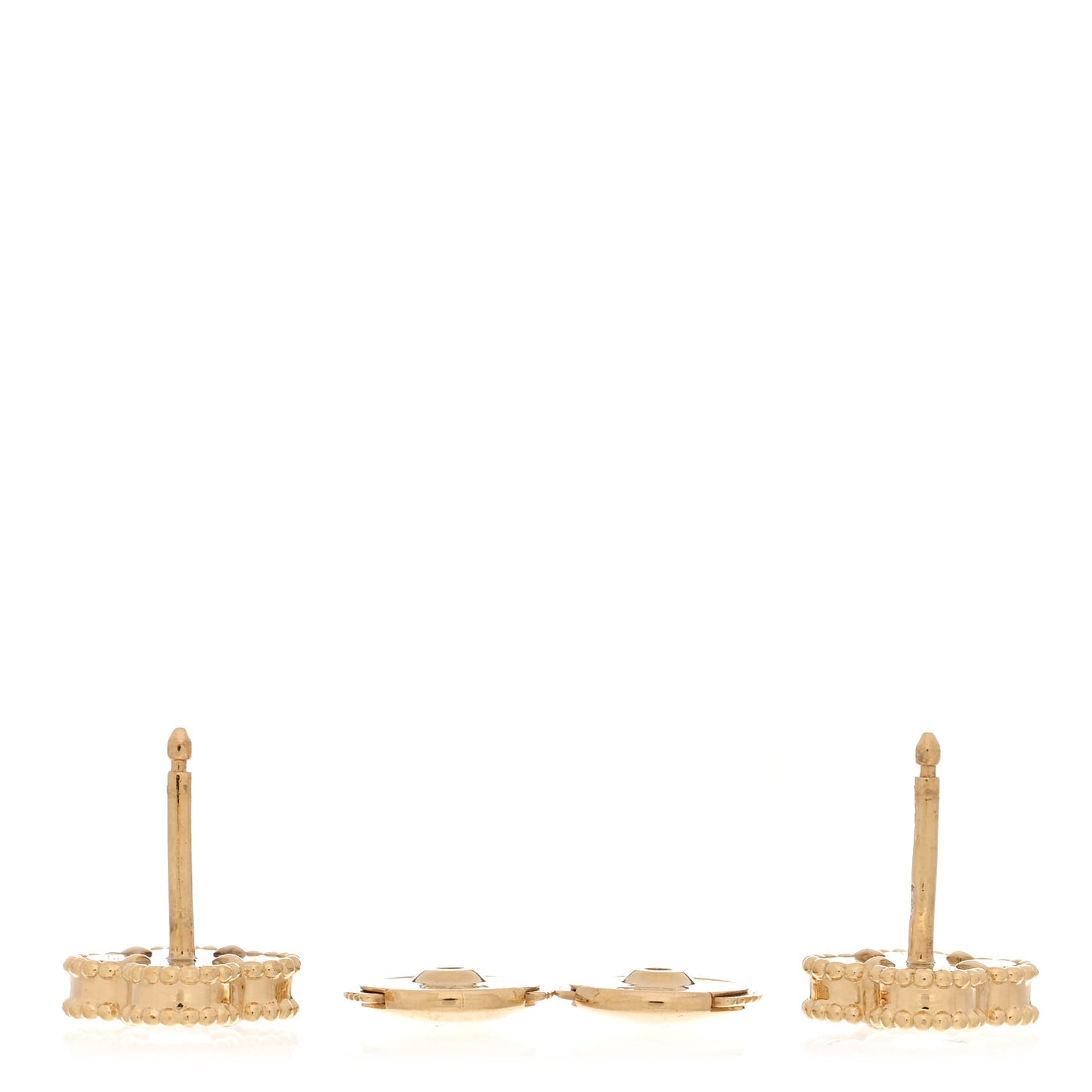 18K Yellow Gold Mother of Pearl Sweet Alhambra Earrings