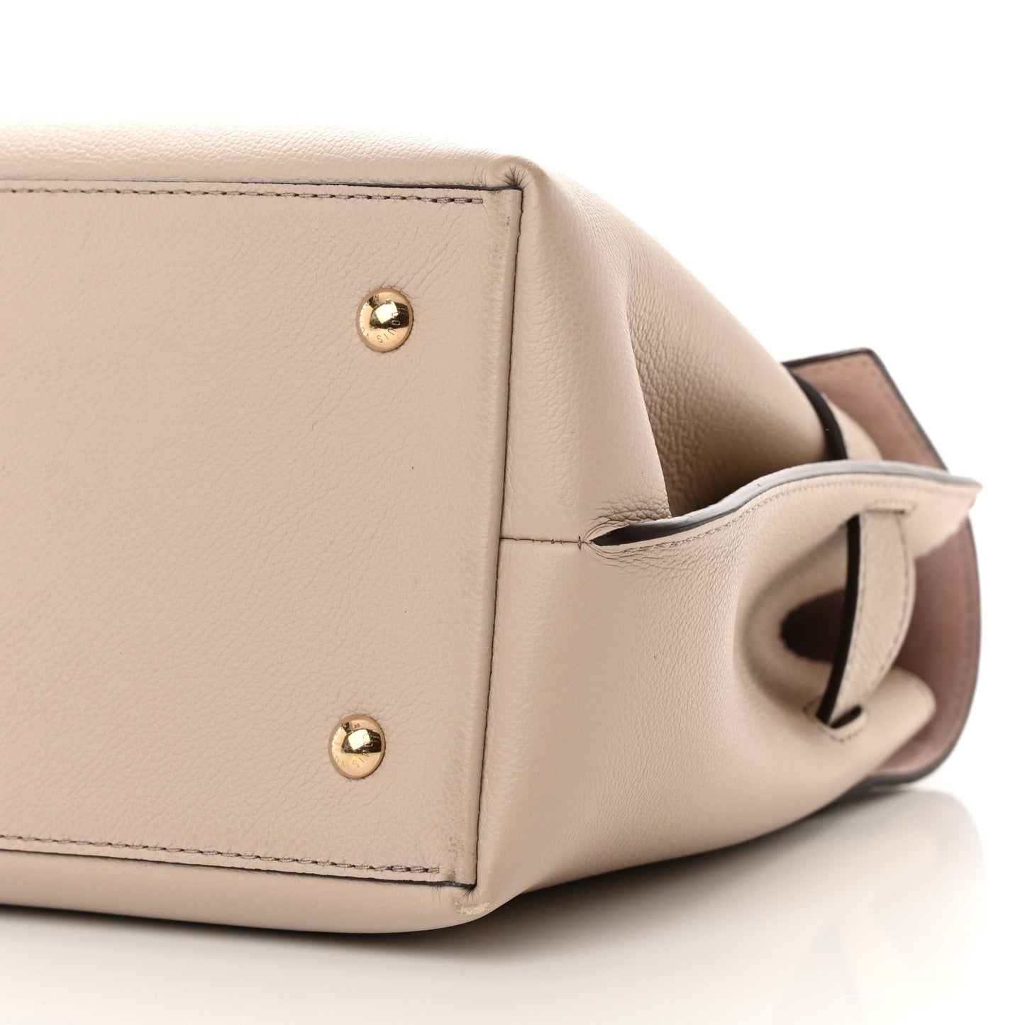 Soft Calfskin Lockme Ever MM Greige