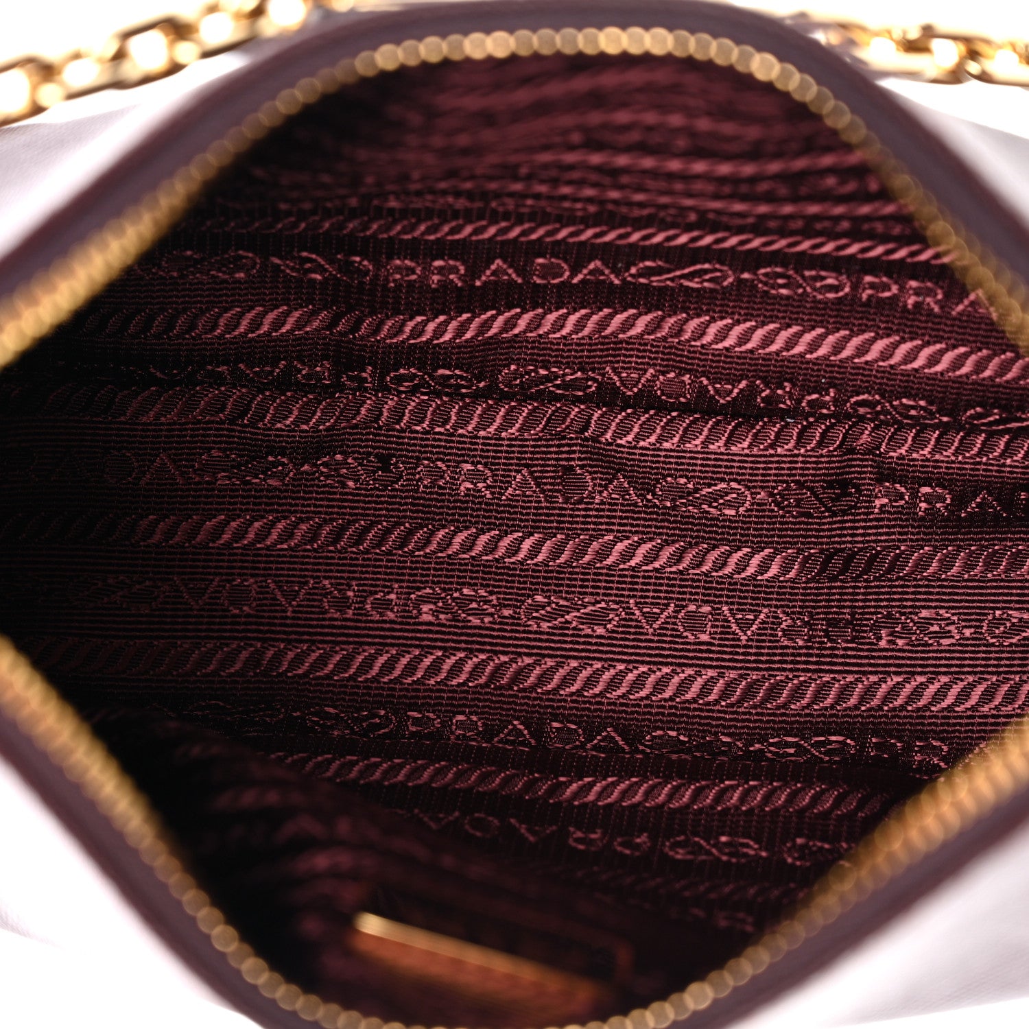 Prada Saffiano Lux Re-Edition 2005 Shoulder Bag Bordeaux 5 of 11