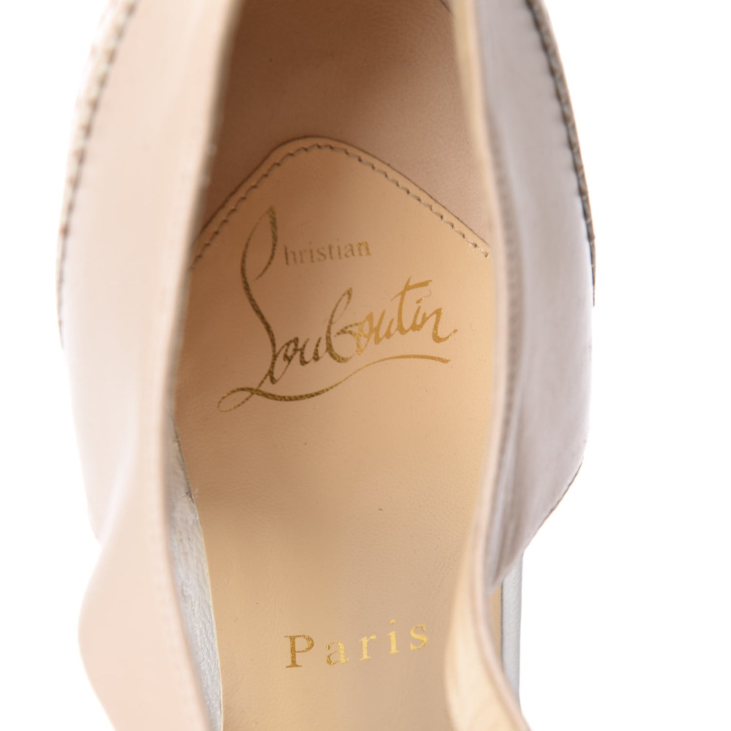Nappa Meree 160 Platform Peep Toe Pumps 41 Nude