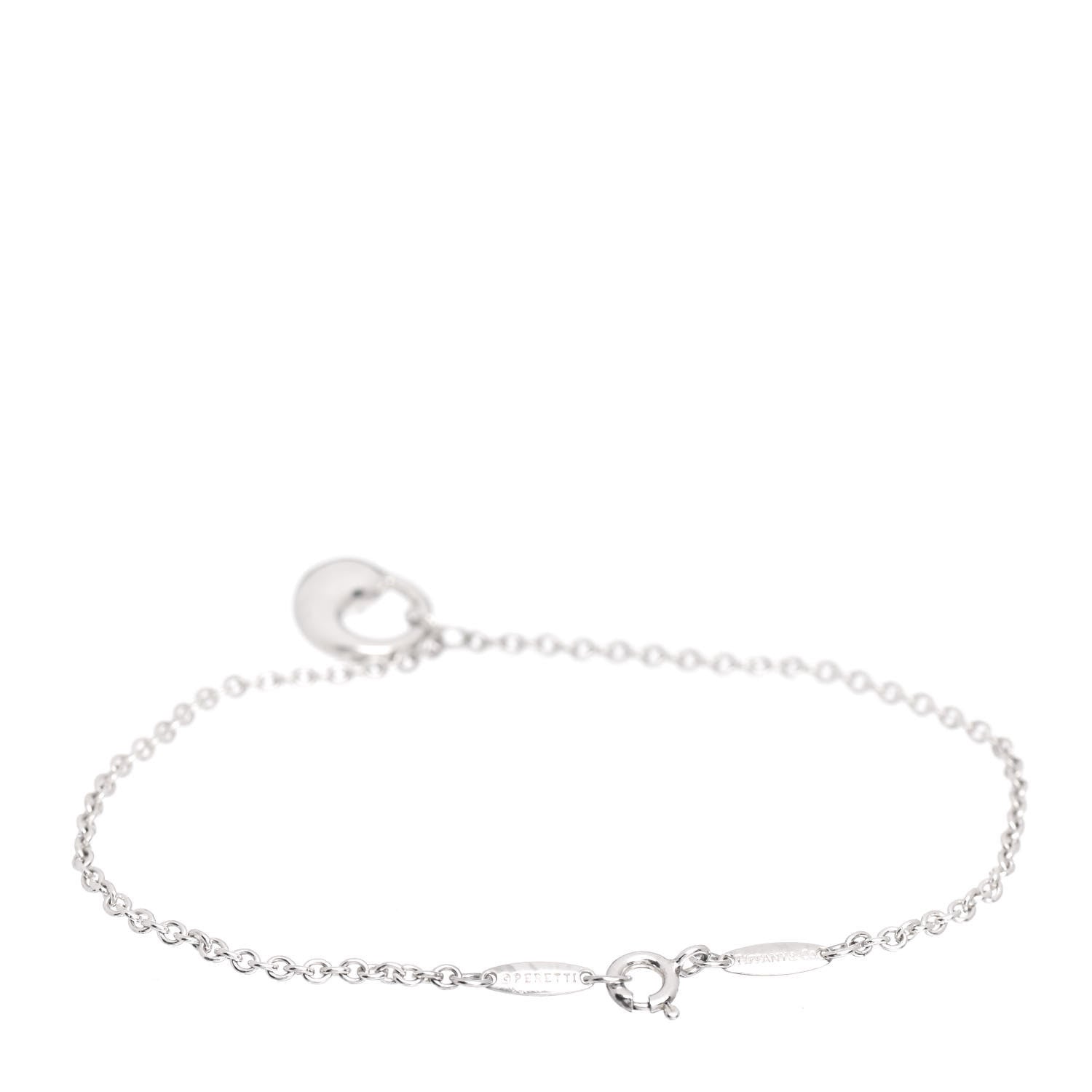 Tiffany Sterling Silver Elsa Peretti Eternal Circle Bracelet 2 of 4