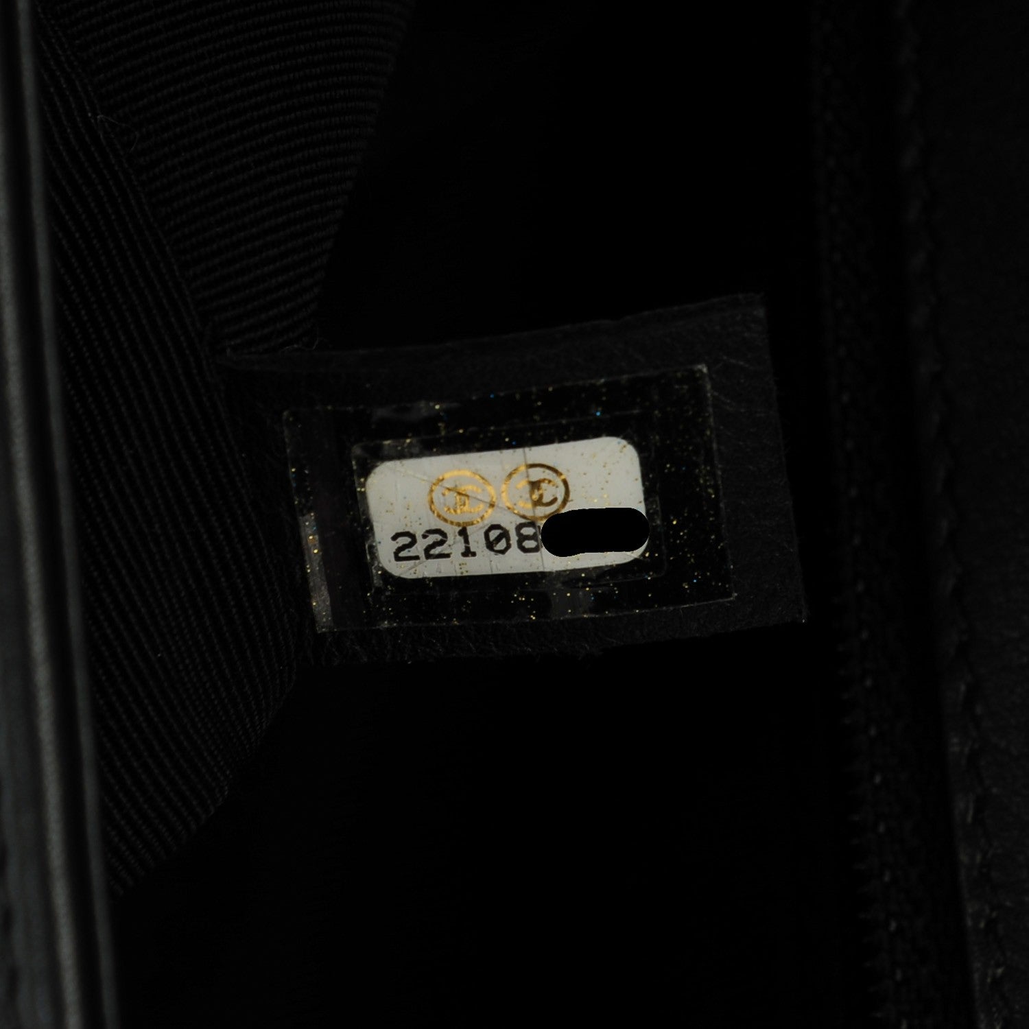 Chanel Calfskin Chevron New Medium Boy Flap Black 7 of 7
