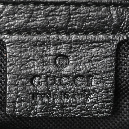 Gucci Covered Wool GG Monogram Small Double Buckle Backpack Beige Ebony Black 5 of 9