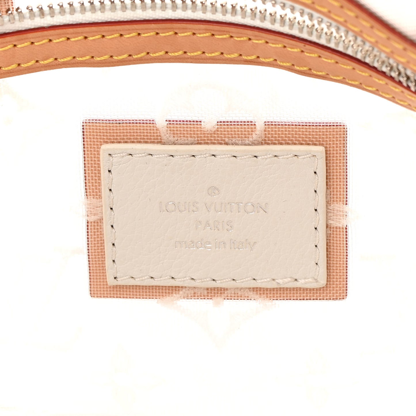 Monogram Transparence Lockit White