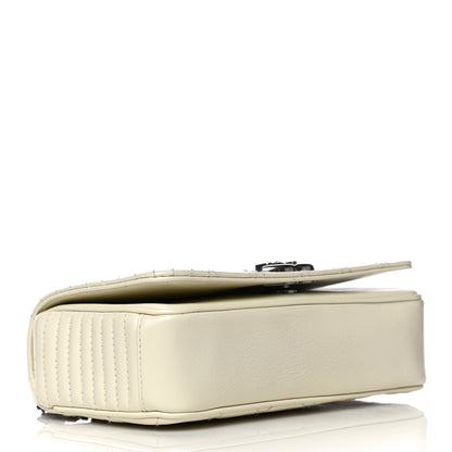 Chanel Glazed Calfskin Quilted Small Coco Boy Flap White 7 of 15