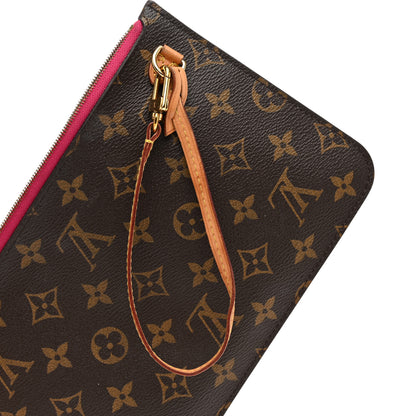 Louis Vuitton Monogram Neverfull MM GM Pochette Pivoine 9 of 10