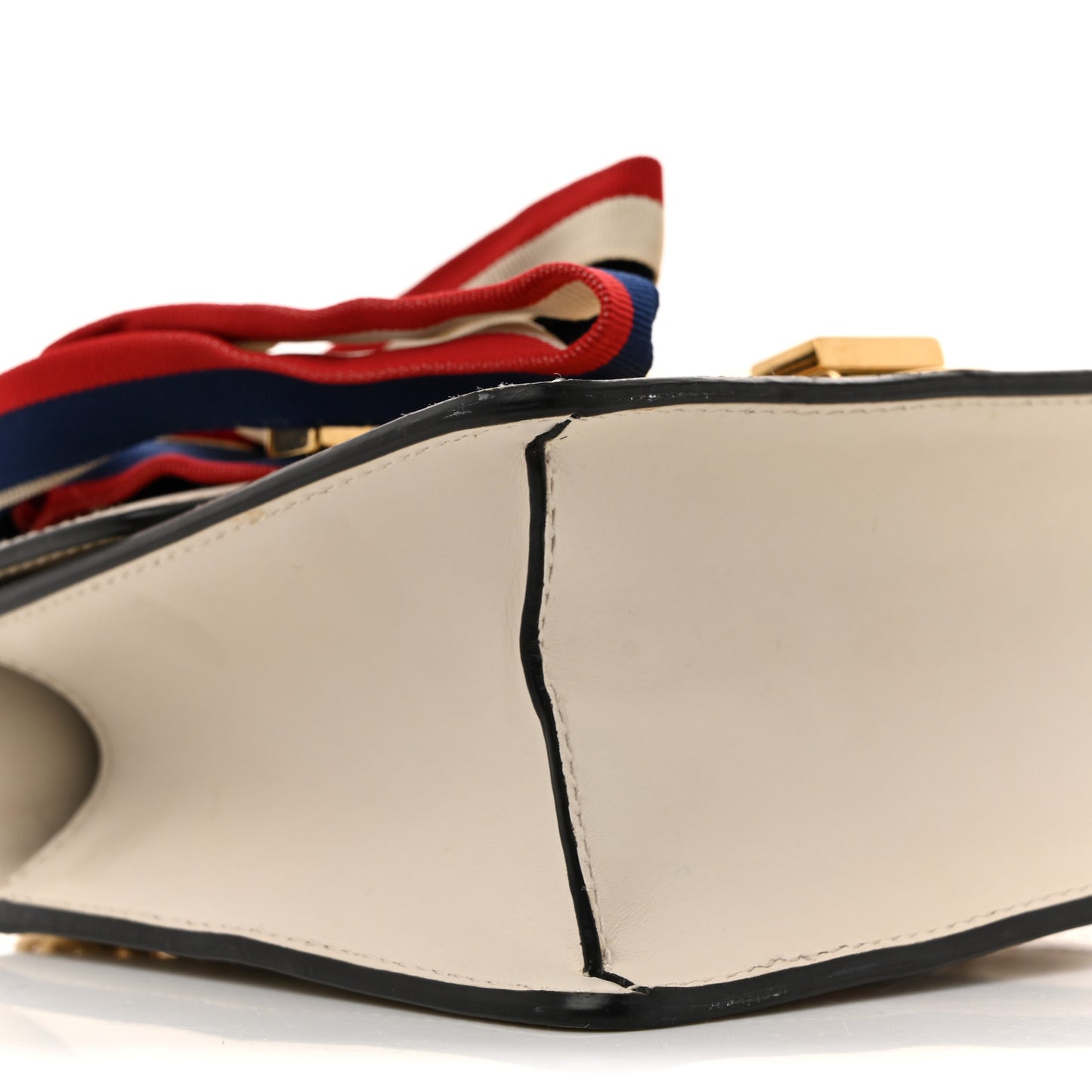 Calfskin Mini Sylvie Chain Shoulder Bag White