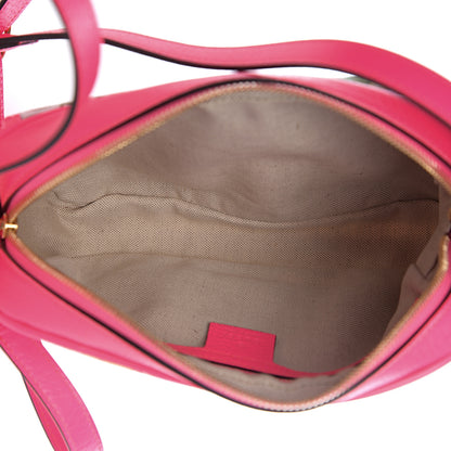 Gucci Canvas Flora Floral Shoulder Bag White Fuchsia Fluo 4 of 9