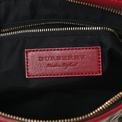 Burberry Haymarket Check Small Chichester Crossbody Clutch Red 5 of 10