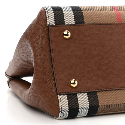 Burberry House Check Small Canterbury Tote Berry Pink 10 of 12