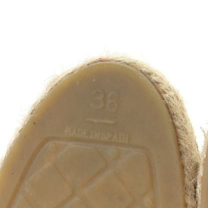 Chanel Lambskin CC Espadrilles 36 Black 21 of 24
