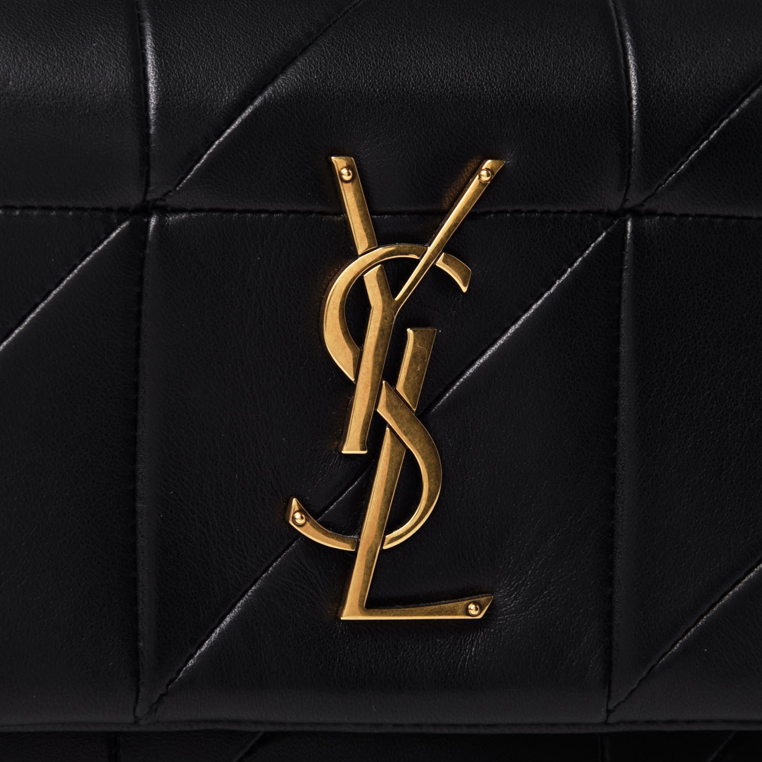 Saint Laurent Lambskin Patchwork Monogram Small Jamie Black 4 of 4