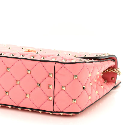 Valentino Garavani Nappa Medium Rockstud Spike Shoulder Bag Paradise Rose 9 of 9