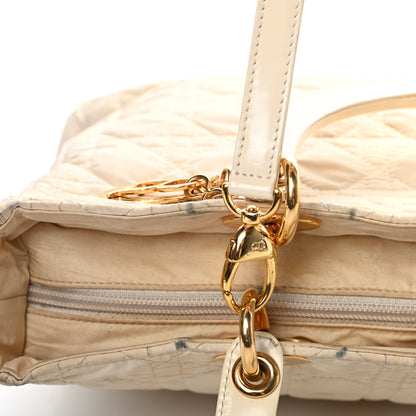 Christian Dior Nylon Cannage Large Lady Dior White 17 of 19