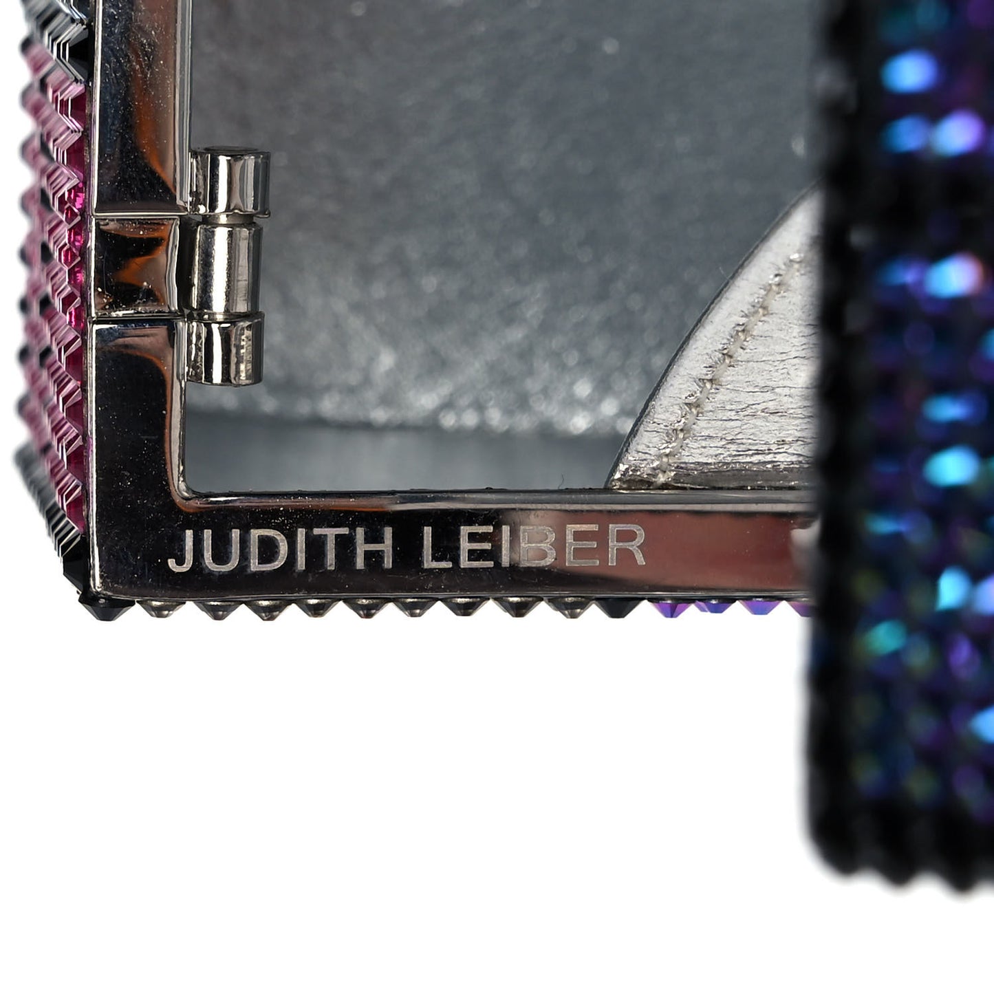 Crystal Rubix Cube Clutch Multicolor