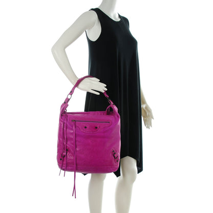 Balenciaga Agneau Classic Hardware Day Hobo Amethyst 2 of 9